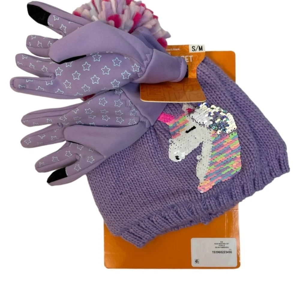 Girls Hat & Gloves 2 Sets! So cute!